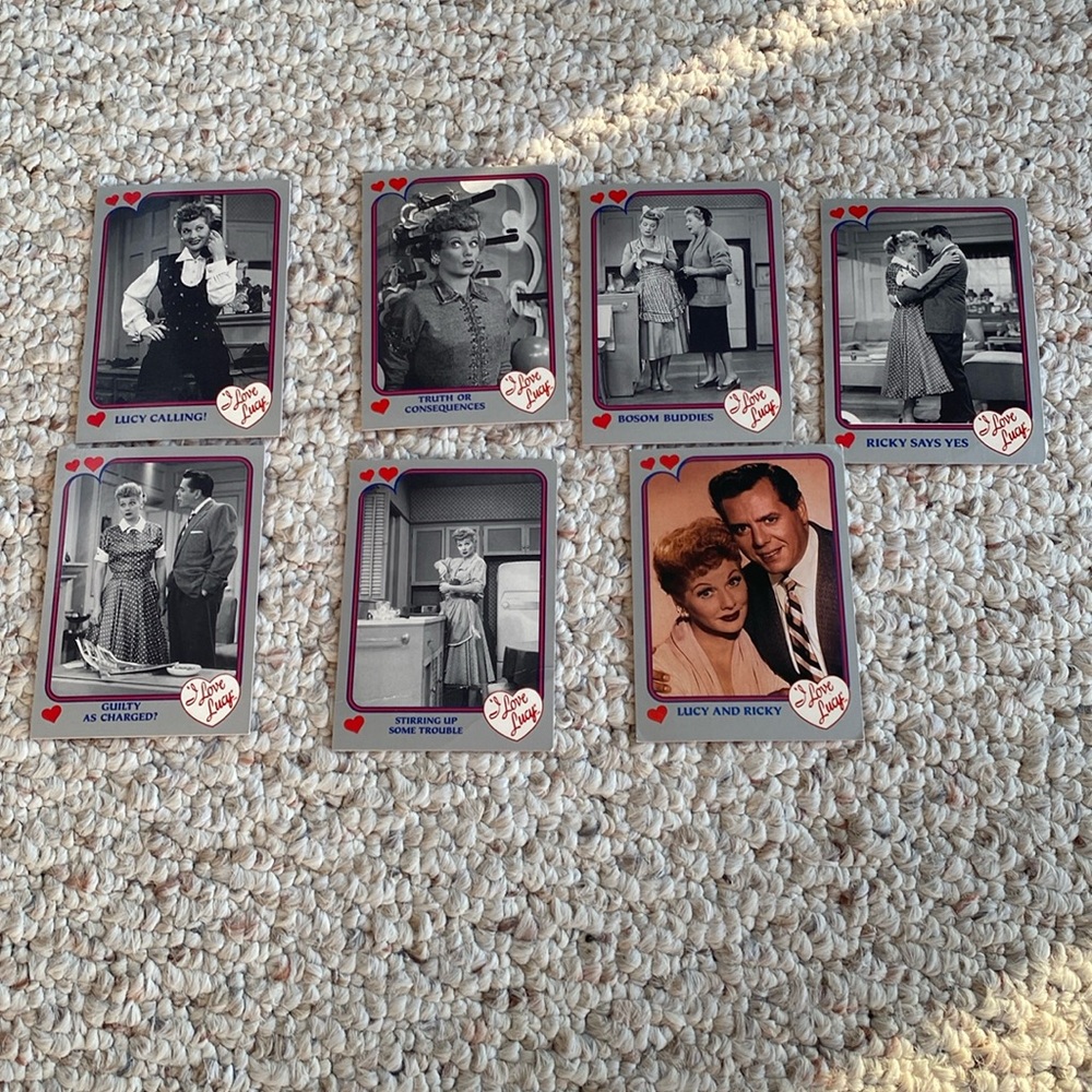 1991 I love Lucy trading cards Lucille ball desi arnaz